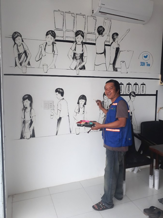 Dịch vụ vẽ tranh tường01